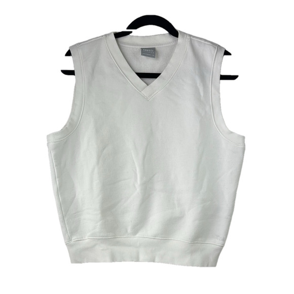 Aritzia Women's White COZY AF Sweater Vest - Picture 1 of 11
